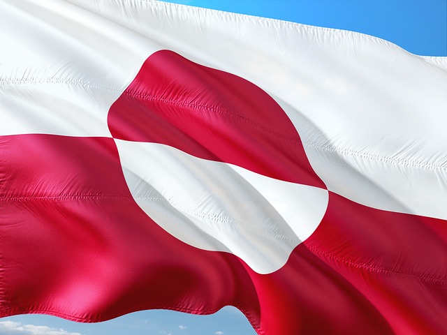 international, banner, flag, greenland, danish, grønland, largest island of the earth