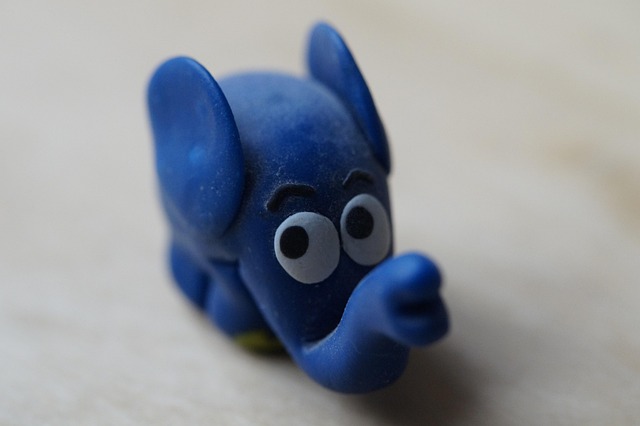 fimo, figure, elephant, show with the mouse, trunk, pachyderm, blue, child, children, cult, known, tinkered, homemade, watch tv, movie, series, broadcast, children’s television, kika, fimo, fimo, fimo, fimo, fimo