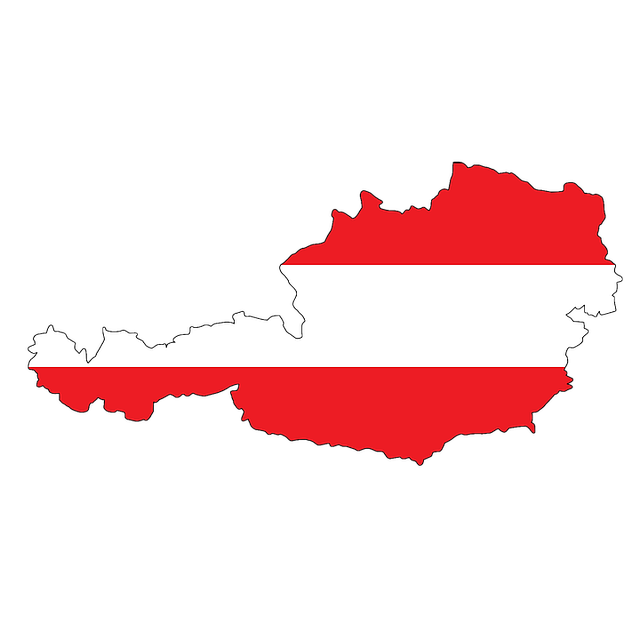 austria, map, country, borders, flag, states, countries, national borders, contour, multicoloured, europe, eu, austria, austria, austria, austria, austria